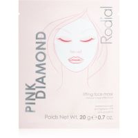 Rodial Pink Diamond Lifting Face Mask maska iz platna z lifting učinkom za obraz 1 kos