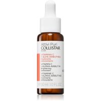 Collistar Attivi Puri Vitamin C + Alfa-Arbutina posvetlitveni serum za obraz z vitaminom C 30 ml