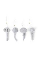 Ferm Living Sada sviatočných dekorácií ferm LIVING Mushroom Ornaments 4-pak