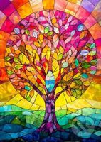Mozaikový strom - puzzle z kategorie Umělecké