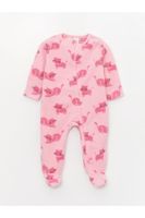 LC Waikiki Crew Neck Baby Girl Fleece Jumpsuit