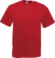 Fruit of the Loom Základní pánské bavlněné tričko Valueweight T střední gramáž, 165 g/m Barva: Červená cihlová, Velikost: S F140