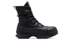Converse Chuck Taylor All Star Lugged 2.0 XHi Waterproof Leather Platform Black Unisex - Tenisky Converse - Čierna - A11162C-4 - Size: 4