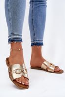 EVENTO Női Lapos Szandál Díszítő Rész Arany Amiresna