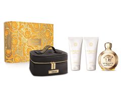 Versace Eros Pour Femme - EDP 100 ml + sprchový gel 100 ml + tělové mléko 100 ml + kosmetická taštička