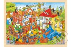 Na staveništi (Dřevěné puzzle) - puzzle z kategorie Maxi dílky