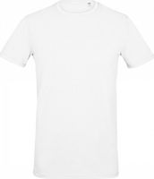 Sol's Pánské vypasované slim-fit tričko Millenium 5% elastan 190 g/m Barva: Bílá, Velikost: 3XL L02945