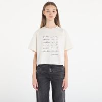T-shirt Calvin Klein Jeans Ss Cropped Boxy Grap Tee White S