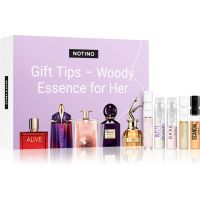 Beauty Discovery Box Notino Gift Tips: Woody Essence for Her zestaw dla kobiet