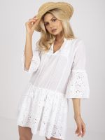 Edoti Boho dress with richelieu inserts DL